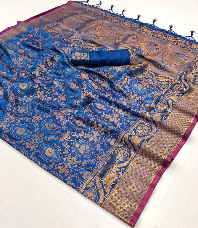 kalaa Ruby By Rajbeer Wedding Handloom Weaving Silk Saree Orders In India